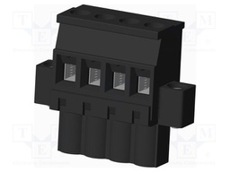 Connector: pluggable terminal block; plug; female; angled 90°