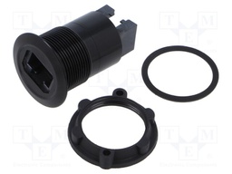 Adapter; for panel mounting,rear side nut; Thread: M22; 1÷10mm
