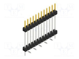 Connector: pin strips; pin header; male; PIN: 12; 2.54mm; SMT; 1x12