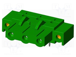 Connector: pluggable terminal block; socket; female; angled 90°