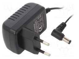 Power supply: switched-mode; constant voltage; 12VDC; 1A; 12W
