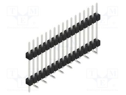 Connector: pin strips; pin header; male; PIN: 17; 2.54mm; SMT; 1x17