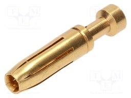 Contact; female; 1mm2; 18AWG; Han E HMC; gold-plated; crimped; 16A