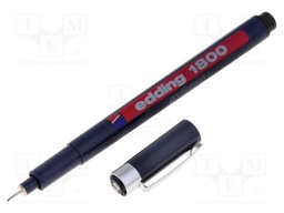 Marker: waterproof; black; 0.3mm; EDDING118