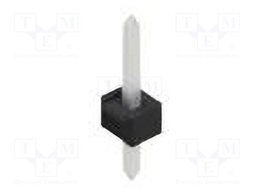 Connector: pin strips; pin header; male; PIN: 1; 2.54mm; THT; 1x1