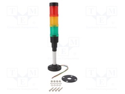 Signaller: signalling column; LED; red/yellow/green; Usup: 24VDC