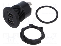 Adapter; for panel mounting,rear side nut; Thread: M22; 1÷10mm