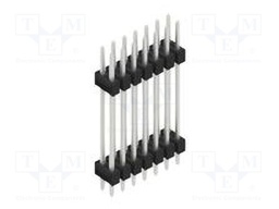 Connector: pin strips; pin header; male; PIN: 14; 2.54mm; THT; 2x7