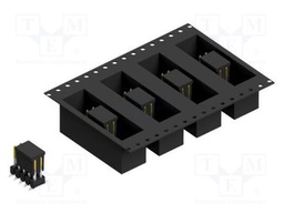 Connector: pin strips; pin header; male; PIN: 10; 2.54mm; SMT; 2x5
