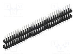 Connector: pin strips; pin header; male; PIN: 72; 2.54mm; THT; 2x36