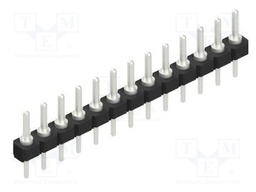 Connector: pin strips; pin header; male; PIN: 13; 2.54mm; THT; 1x13