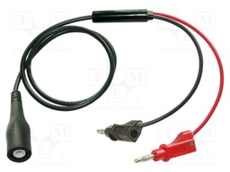 Test lead; 60VDC; 30VAC; 3A; BNC plug,banana plug 4mm x2; Len: 2m