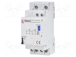 Contactor: 4-pole installation; 25A; 230VAC; SPDT x2; RBS
