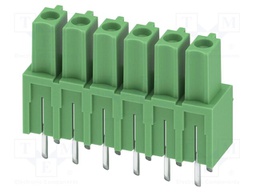 PCB headers, nominal cross section: 1.5 mm?, color: green, n
