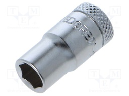 Wrench tip; 6-angles,socket spanner; 7mm; 1/4"; tool steel