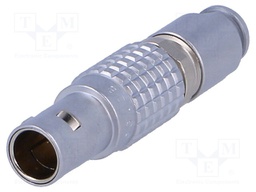 Connector: circular; Series: 0B; plug; male; soldering; for cable