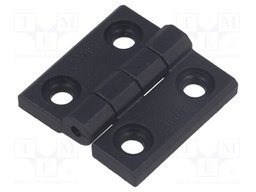 Hinge; Width: 30mm; technopolymer (PA); black; H: 30mm