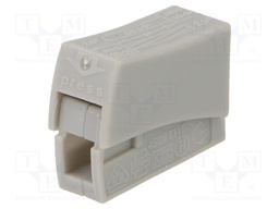 Installation quick splice; spring clamp; 0.5÷2.5mm2; 450V; 24A