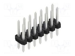 Connector: pin strips; pin header; male; PIN: 14; 2mm; THT; 2x7; 100V