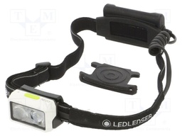 Torch: LED headtorch; 20h; 20lm,100lm,200lm,400lm; green-black