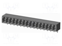 Connector: pluggable terminal block; socket; male; on PCBs