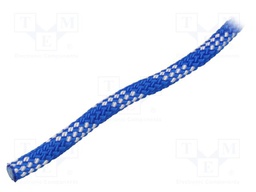 Rope; polypropylene; Ørope: 8mm; L: 100m; with a core; blue
