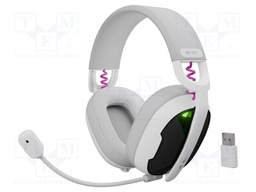 Wireless headphones with microphone; FUKIYA; white; 20Hz÷20kHz