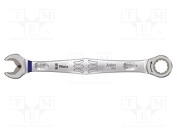 Wrench; inch,combination spanner,with ratchet; steel; 165mm