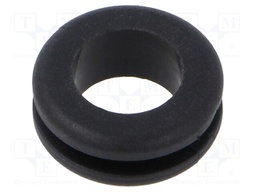 Grommet; black; UL94HB; TPR