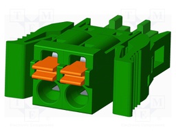 Connector: pluggable terminal block; plug; female; straight; 5.5A