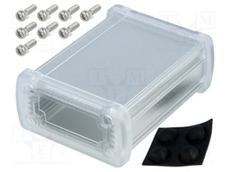 Enclosure: multipurpose; X: 68.7mm; Y: 89mm; Z: 35.2mm; silver