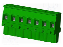 Connector: pluggable terminal block; plug; female; angled 90°