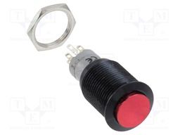 Switch: vandal resistant; Pos: 2; DPDT; 2A/48VDC; IP40; ON-(ON)