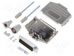 D-Sub HD; PIN: 44; male; shielded,metalized; straight; soldering