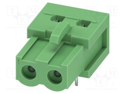 PCB headers, nominal cross section: 2.5 mm?, color: green, n