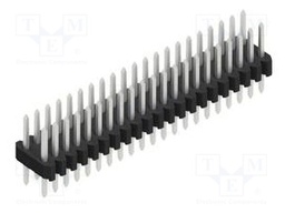Connector: pin strips; pin header; male; PIN: 42; 1.27mm; THT; 2x21