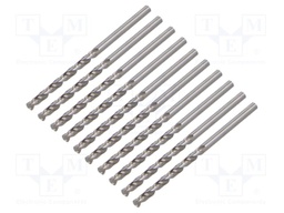 Drill bit; for metal; Ø: 3.1mm; L: 65mm; Working part len: 36mm