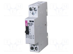 Contactor: 2-pole installation; 20A; 230VAC,230VDC; NC; RD