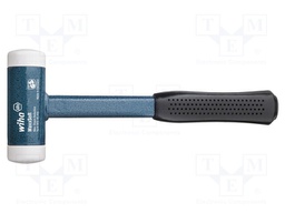 Hammer; 556g; Handle mat: steel; Size: 30mm; Tip: round; W: 115mm