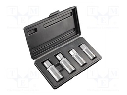 Kit: roller stud extractor; 6mm,8mm,10mm,12mm; 4pcs.