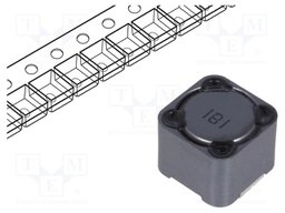 Inductor: wire; SMD; 180uH; 1.6A; 270mΩ; 12x12x10mm; ±20%; -40÷125°C