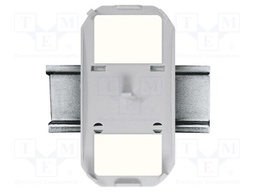 Mounting plate; for DIN rail mounting; intelligent house; grey