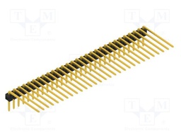 Connector: pin strips; pin header; male; PIN: 29; 2.54mm; THT; 1x29