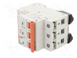 Circuit breaker; 230/400VAC; Inom: 10A; Poles: 3; Charact: C; 6kA