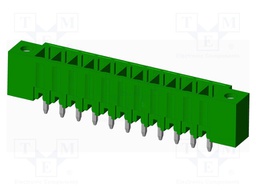 Connector: pluggable terminal block; socket; male; straight; THT
