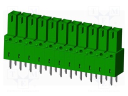 Connector: pluggable terminal block; socket; female; straight