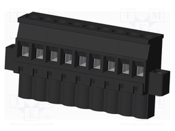 Connector: pluggable terminal block; plug; female; angled 90°