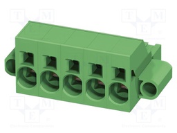 PCB connector, nominal cross section: 16 mm?, color: green,
