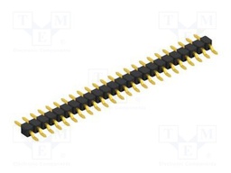 Connector: pin strips; pin header; male; PIN: 24; 2.54mm; SMT; 1x24