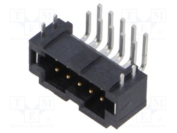 Connector: PCB to PCB; male; PIN: 10; 2mm; gold-plated; THT; socket